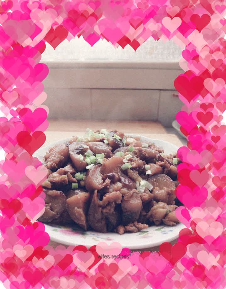 Eggplant with minced meat