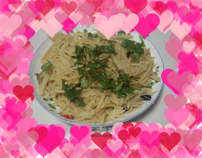 Hot and sour potato shreds