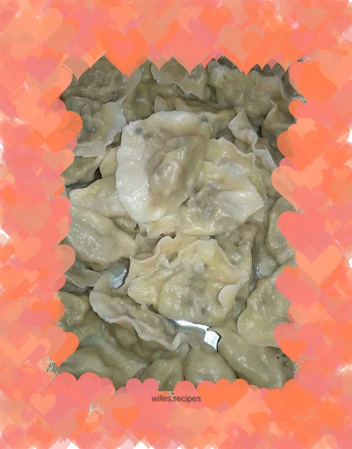 Celery and Beef Fresh Dumplings