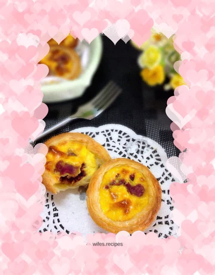 Purple Sweet Potato Egg Tart