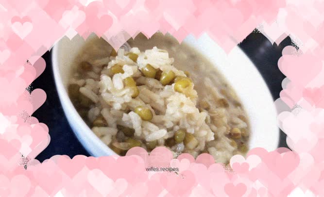 Mung bean porridge