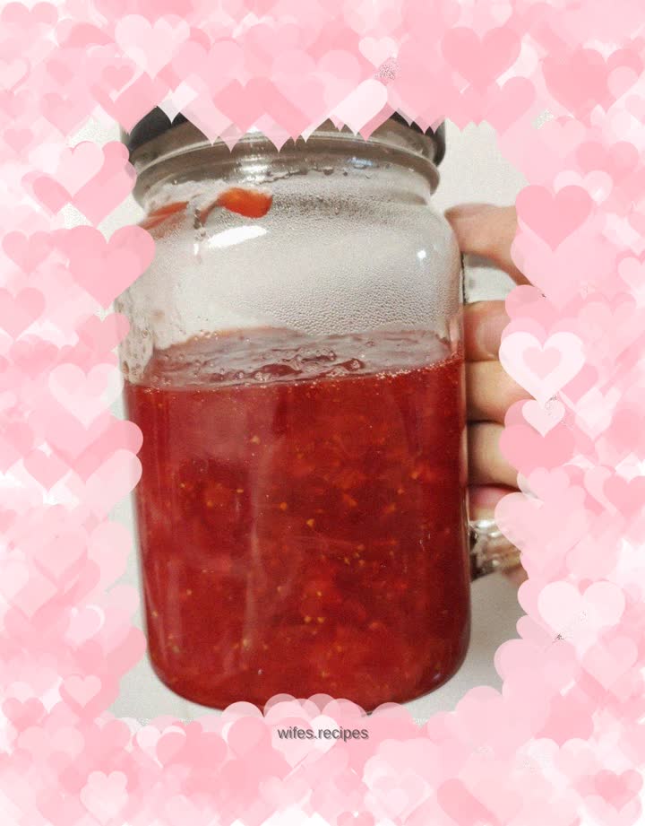 Homemade strawberry jam
