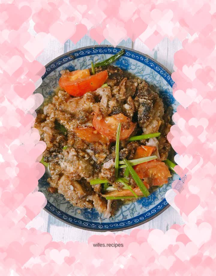 Braised fish intestines