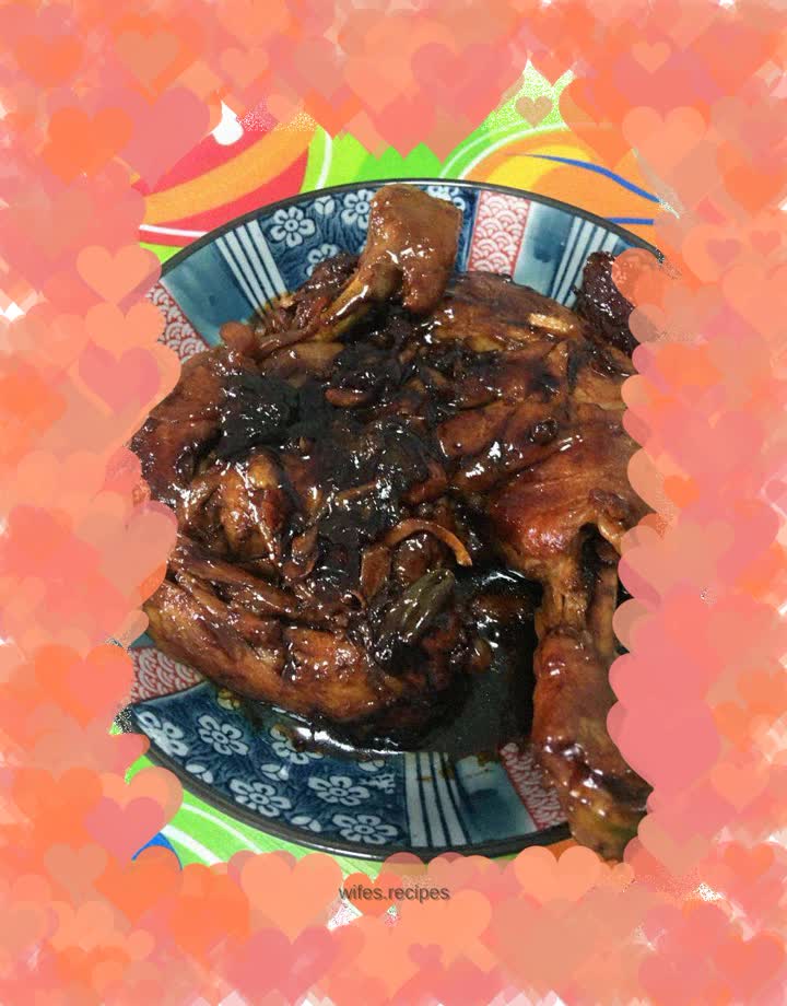 Sauce chicken legs
