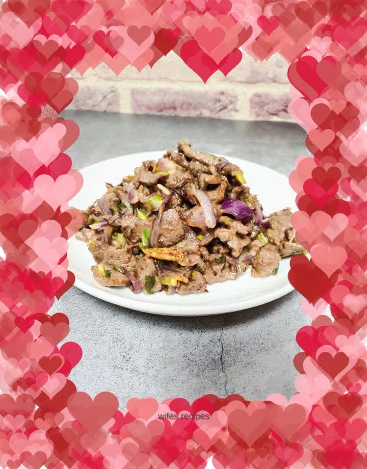 Beef with onion