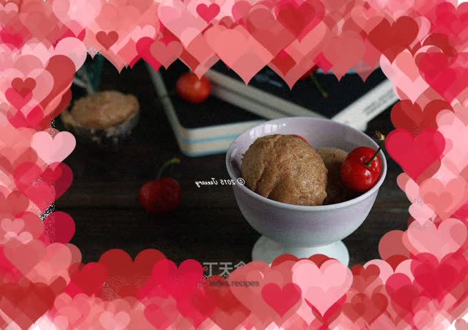 Simple version of cherry ice cream