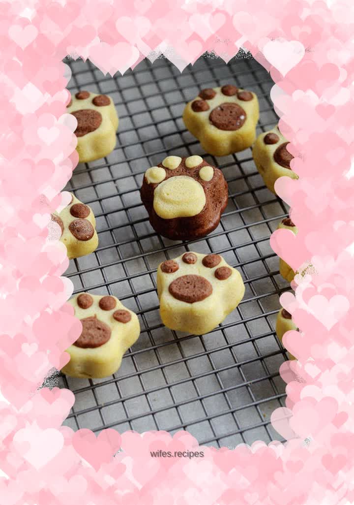 Cute Cat Claw Millet Steamed Buns