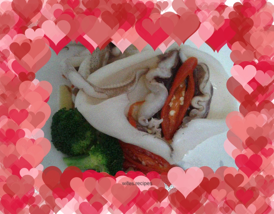 Cantonese style squid