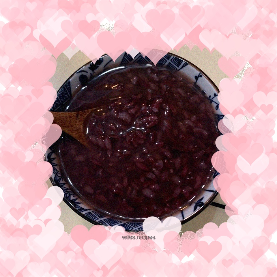 Black rice porridge
