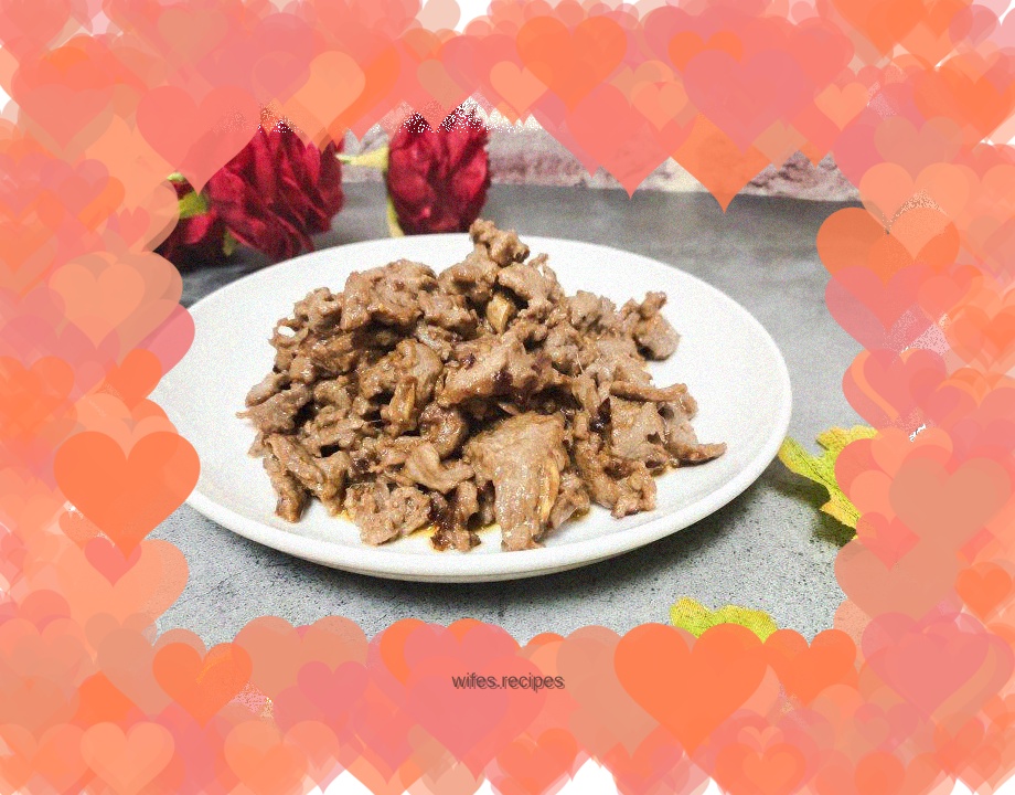 Stir-fried beef