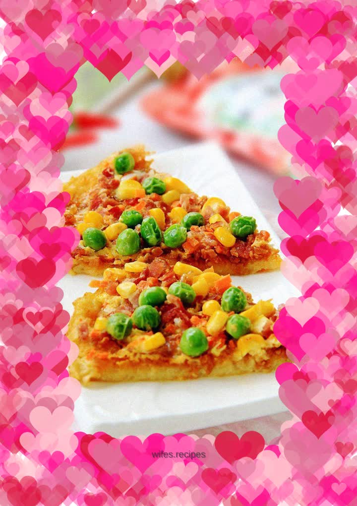 Chinese Potato Pizza