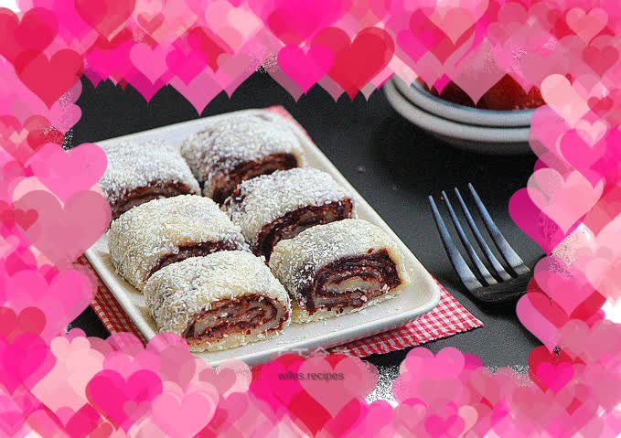 Coconut Bean Paste Roll