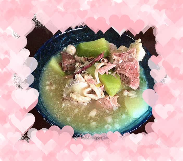 Stewed white radish soup