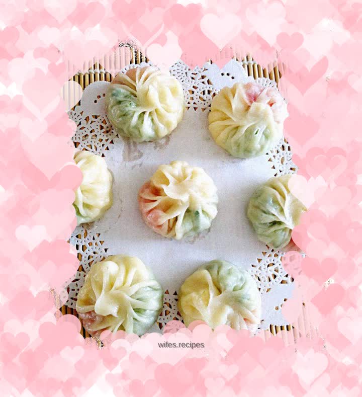 Colorful little buns