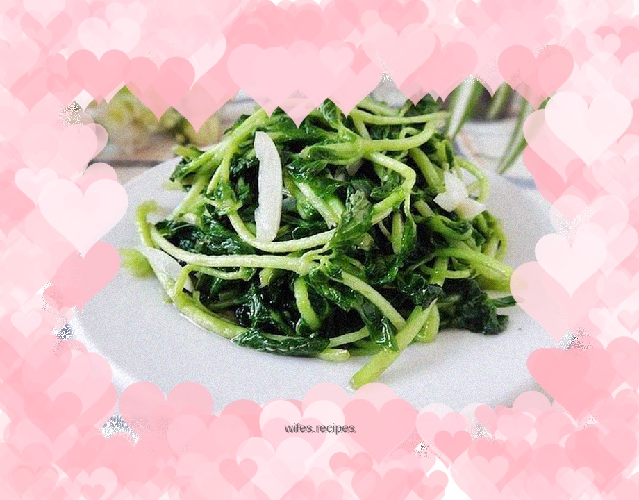 Stir-fried coriander