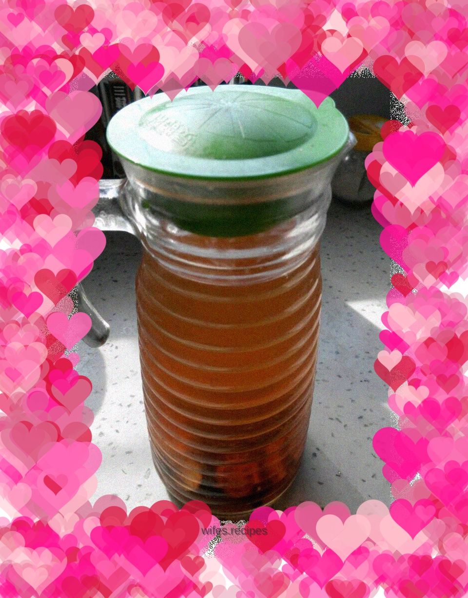 Summer appetizer plum soup