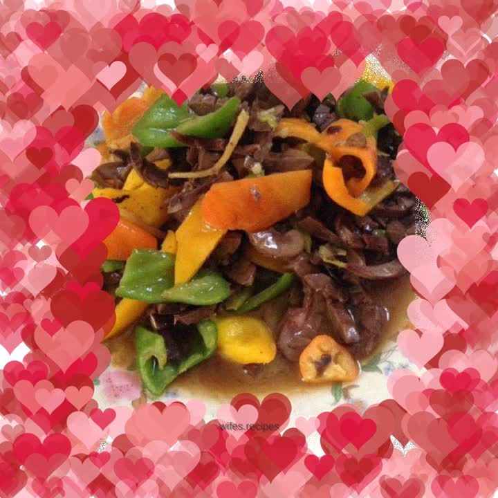 Stir-fried pork loin