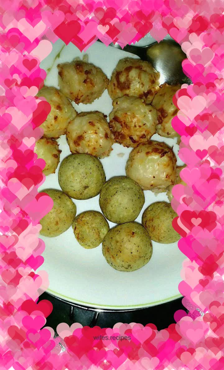 Easily make golden shrimp balls for baby food in air fryer