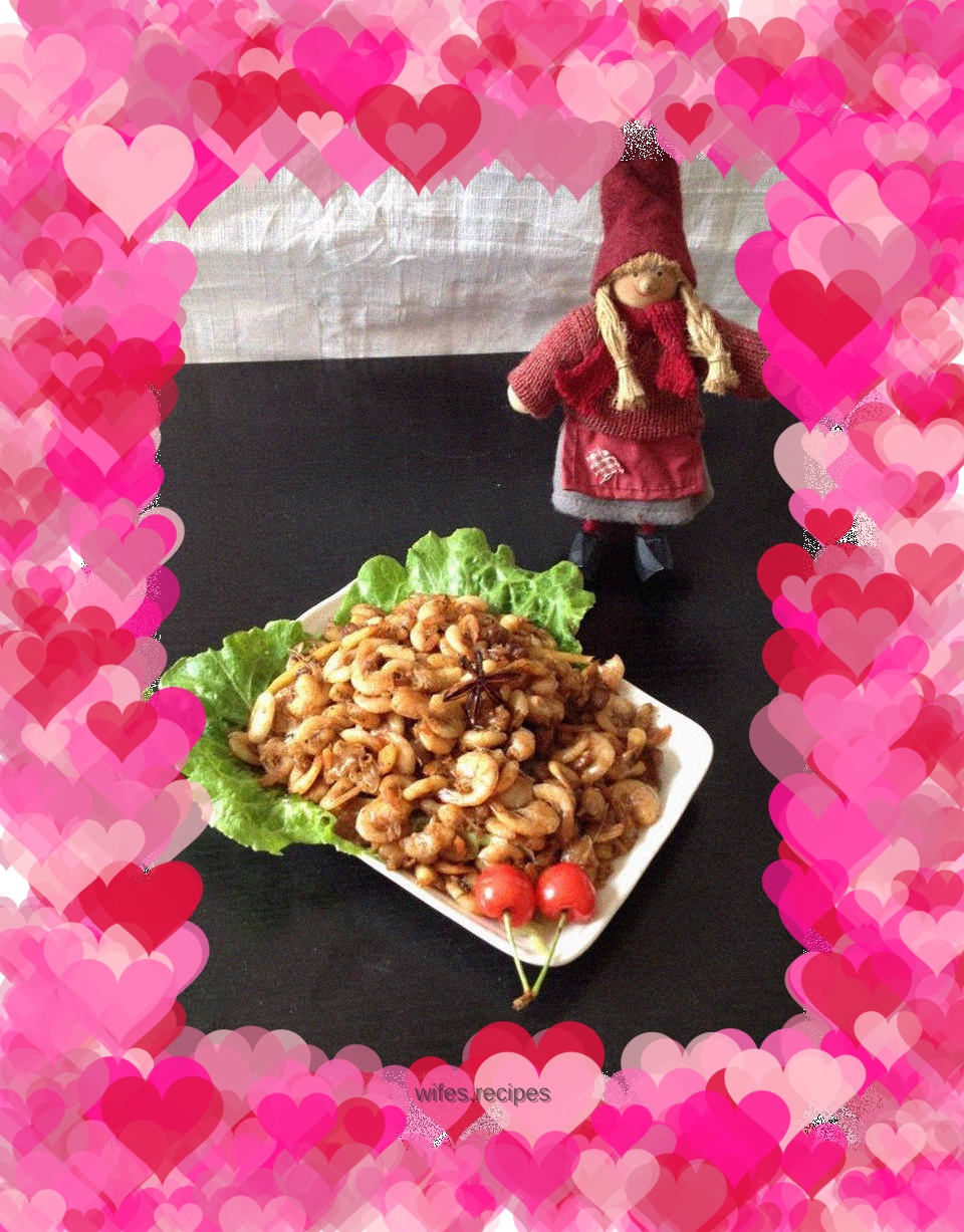 Braised river shrimp