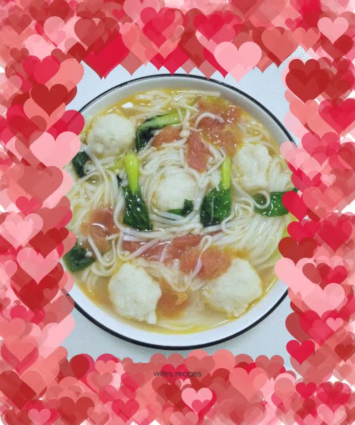 Hot Fish Ball Noodle Soup