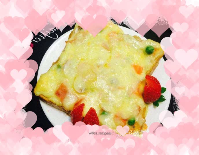 Easy to make toast pizza