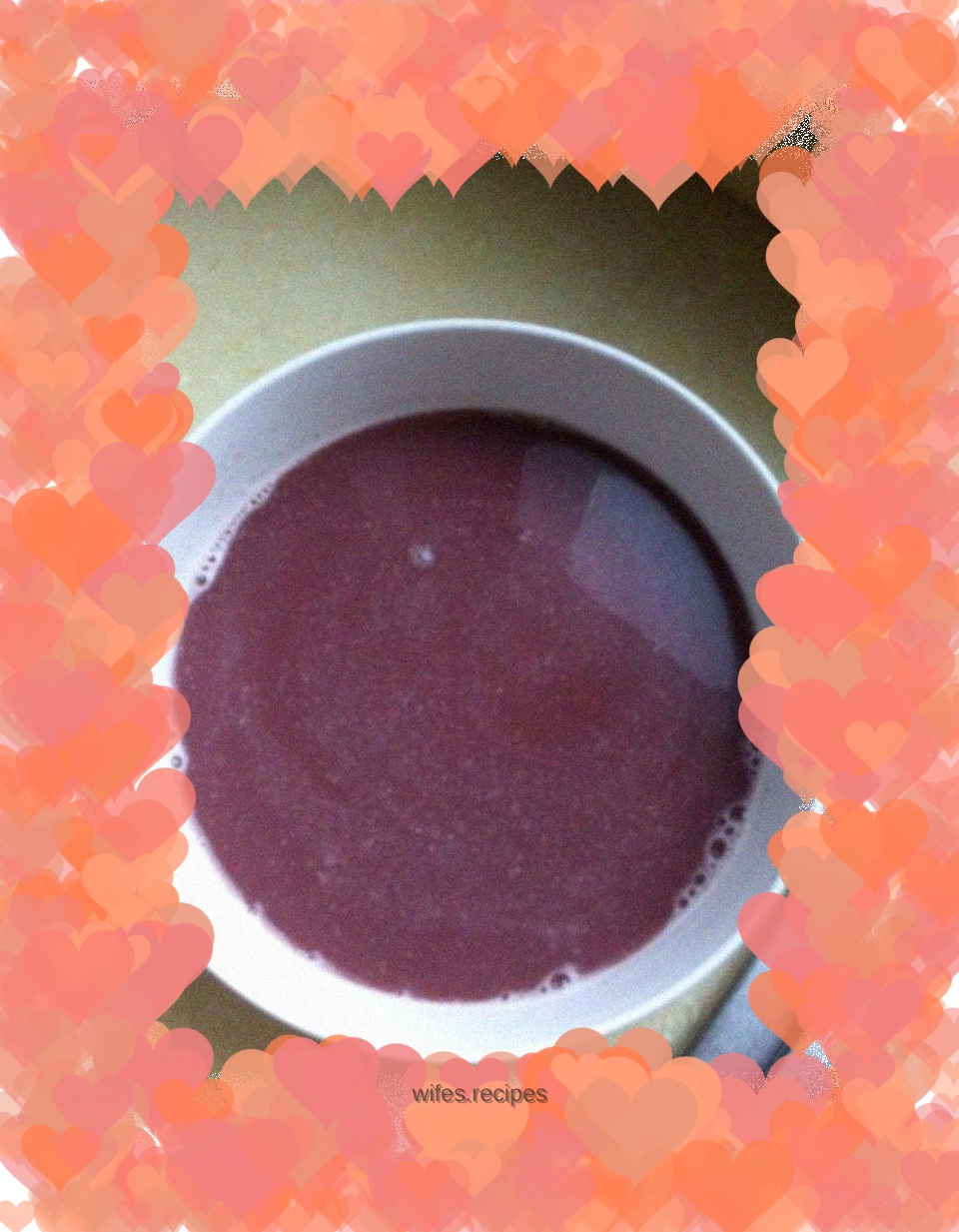 Purple sweet potato oatmeal paste