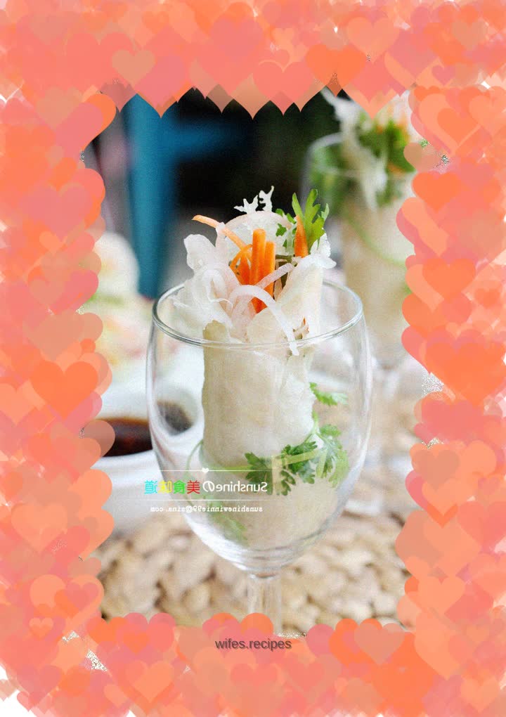 Street food in childhood memories-----Spring rolls