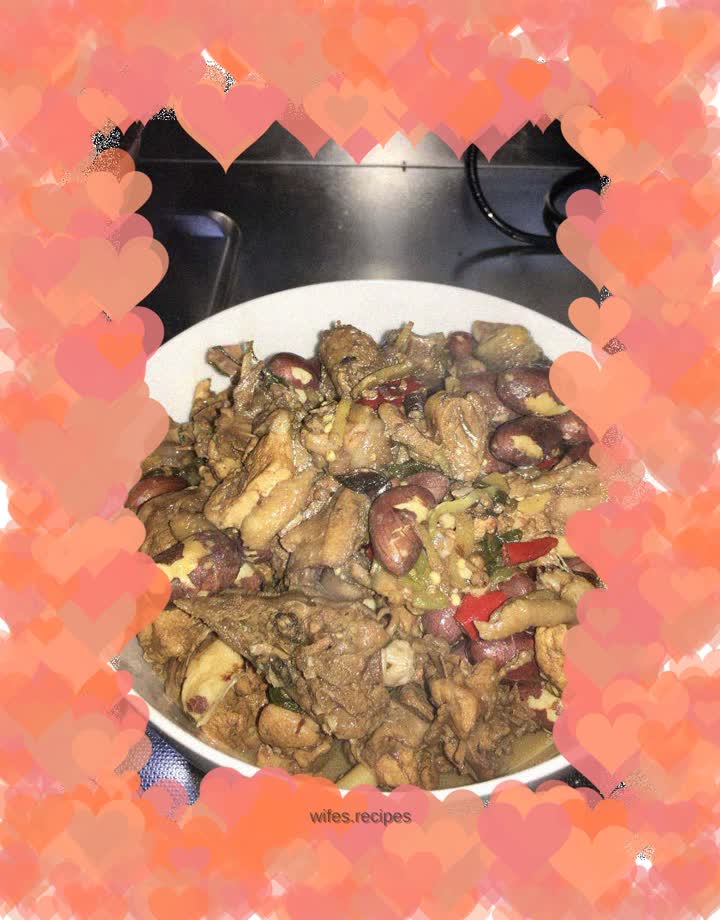 Jackfruit core stewed chicken