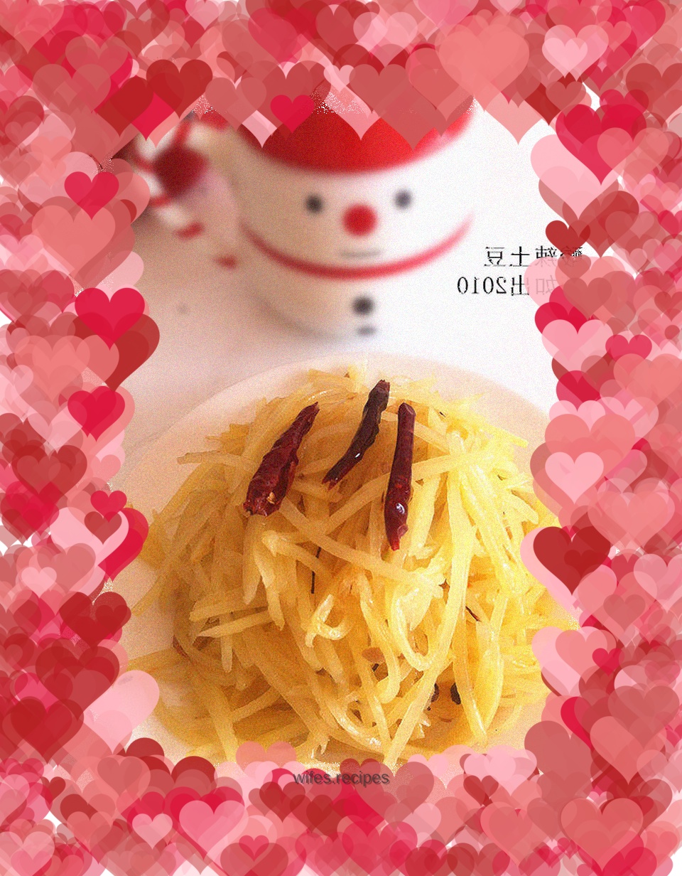 Hot and sour potato shreds
