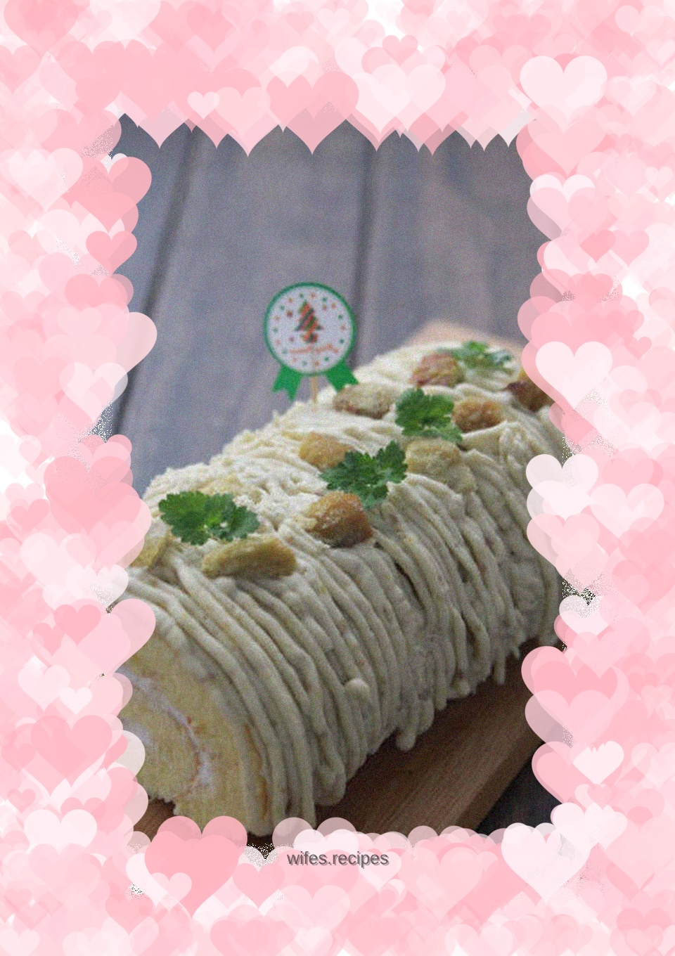 【Tomato Recipe】Mont Blanc Chestnut Cake Roll—Simple and delicious