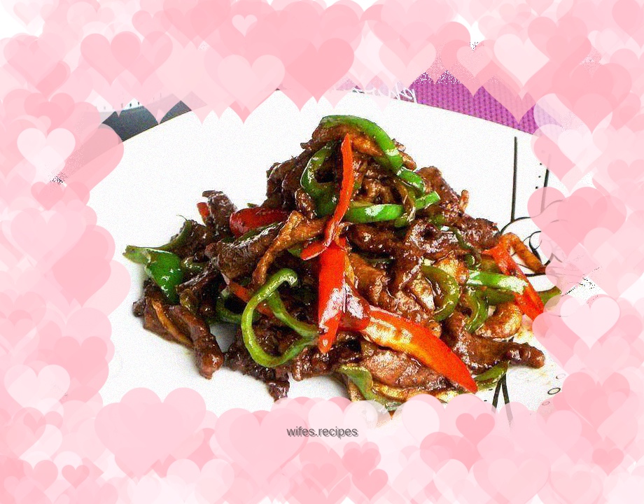 Stir-fried duck breast