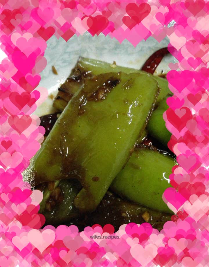 Tiger skin green pepper