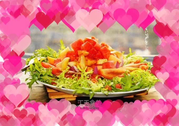 Fruit and vegetable salad