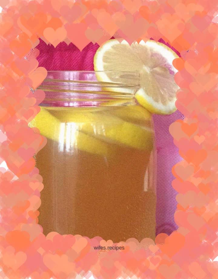 Lemon honey iced tea