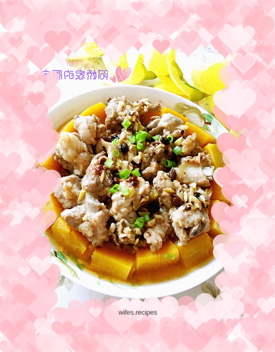Pumpkin Steamed Pork Ribs