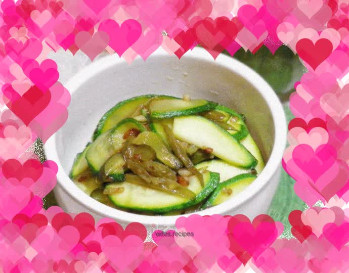 Salted pickled cucumbers