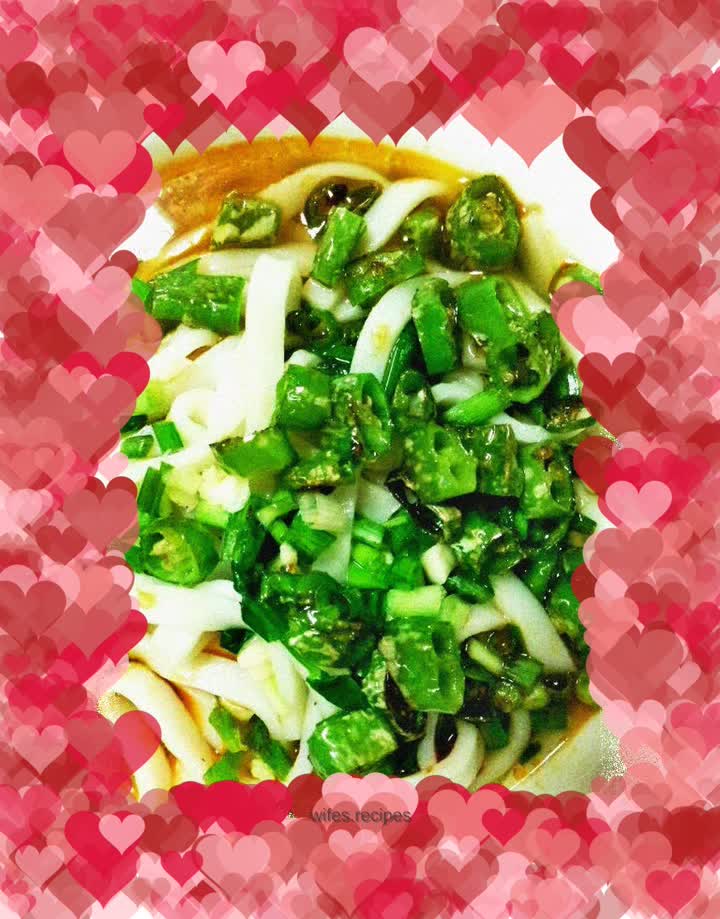 Vegetarian rice noodles