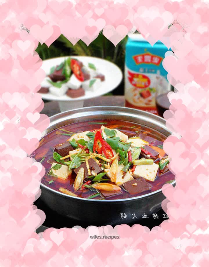 【Mantang Red Pig Blood Hotpot】---A special hotpot for detoxification, bowel cleansing, blood replenishment and beauty