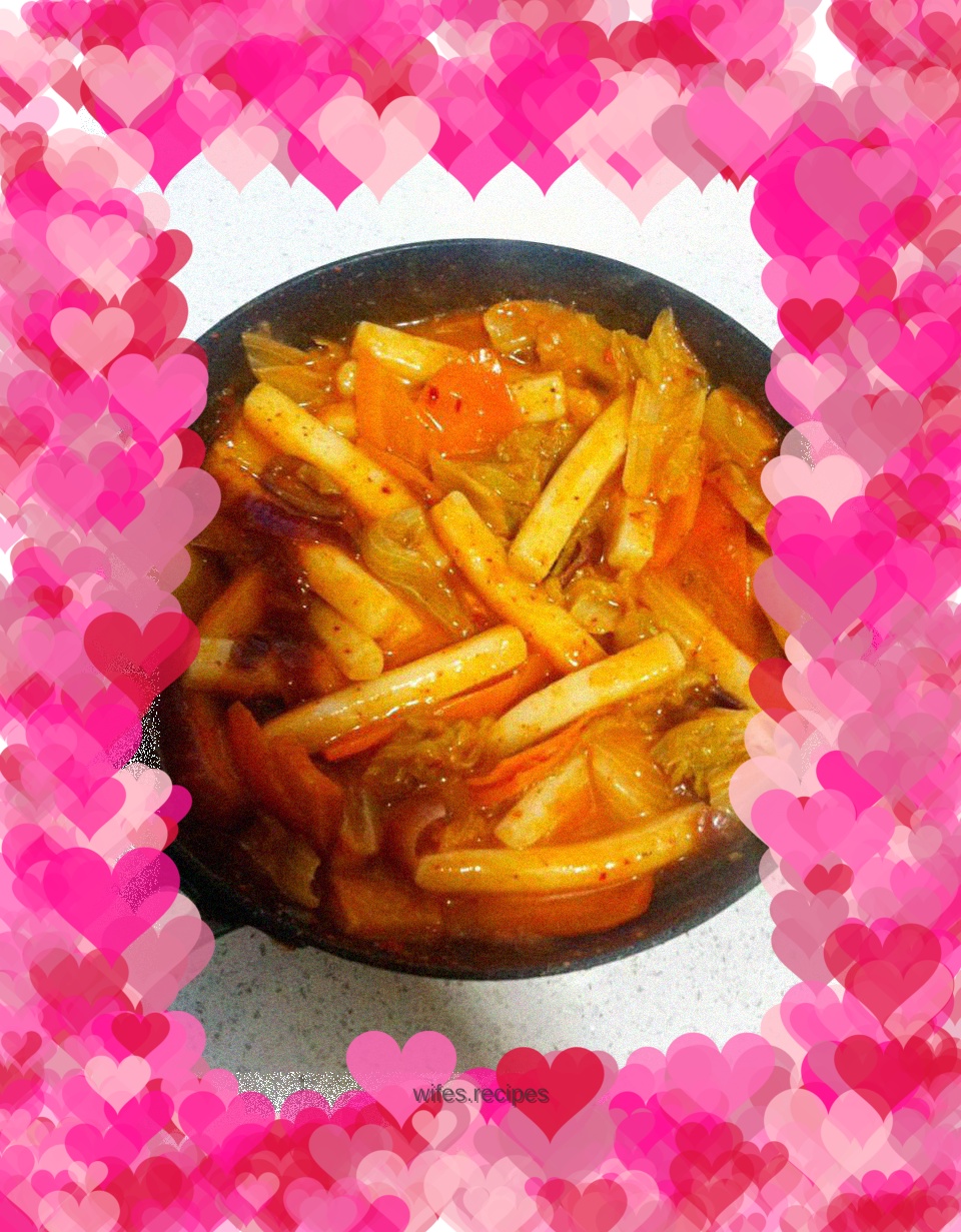 Korean fried rice cake