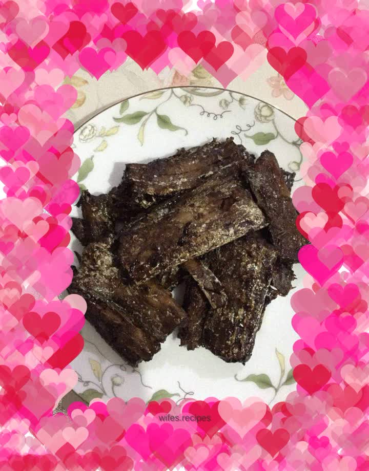 Crispy hairtail fish