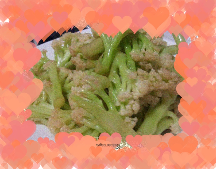 Stir-fried cauliflower