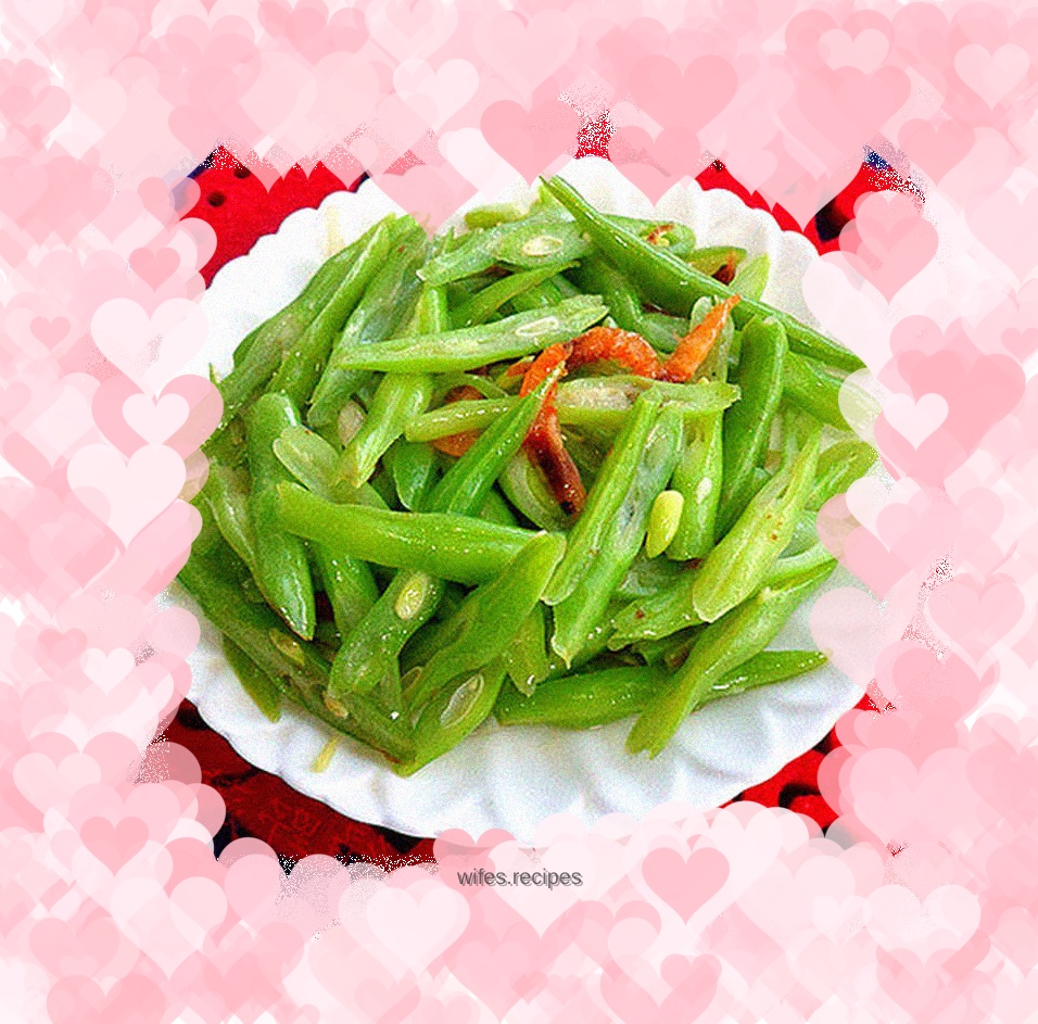 Shrimp Fried Shredded Beans