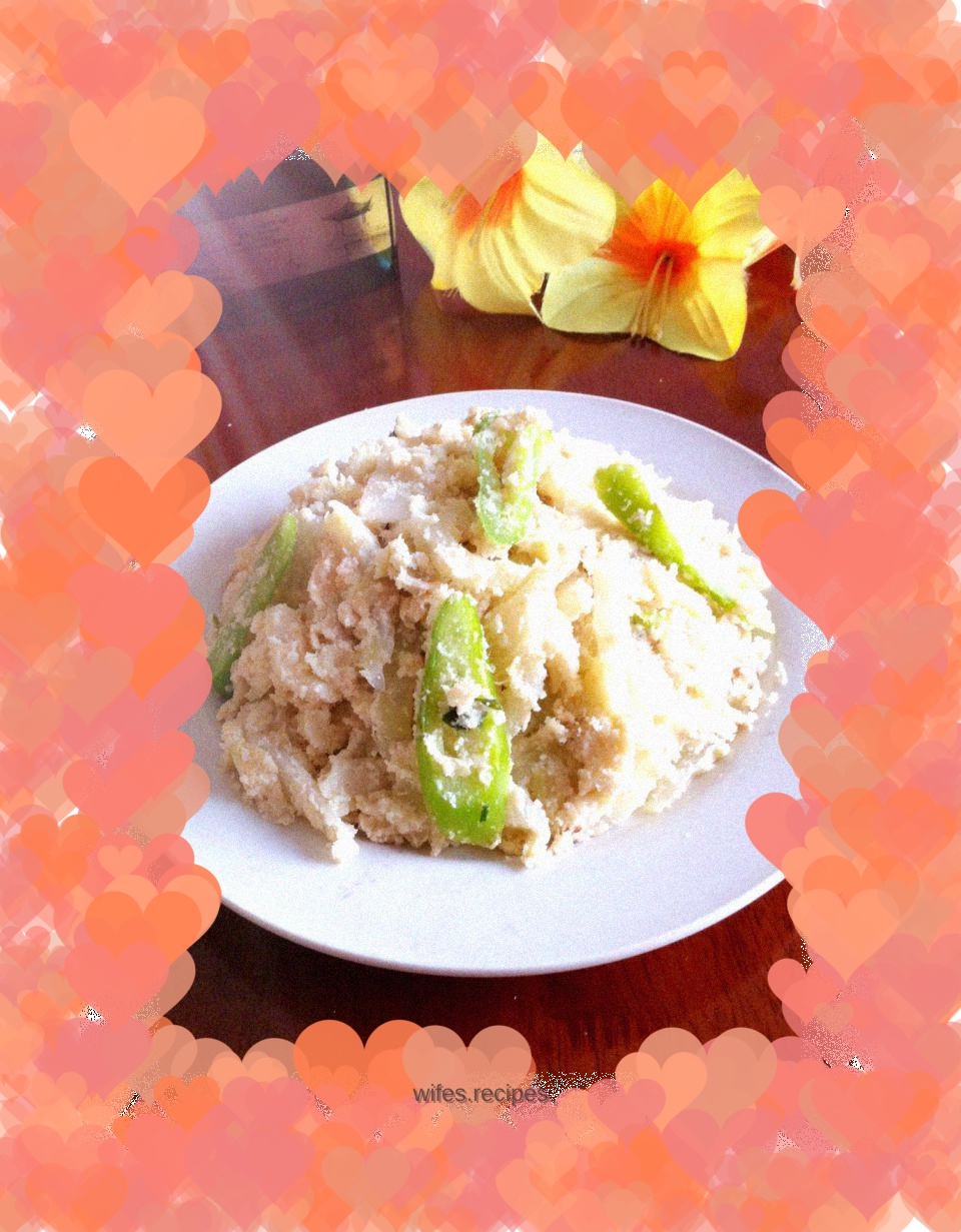 Stir-fried cabbage with bean dregs