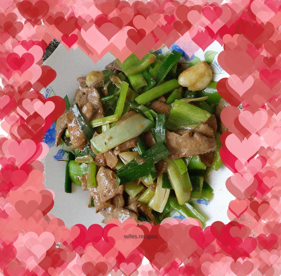 Home-style fried pork liver