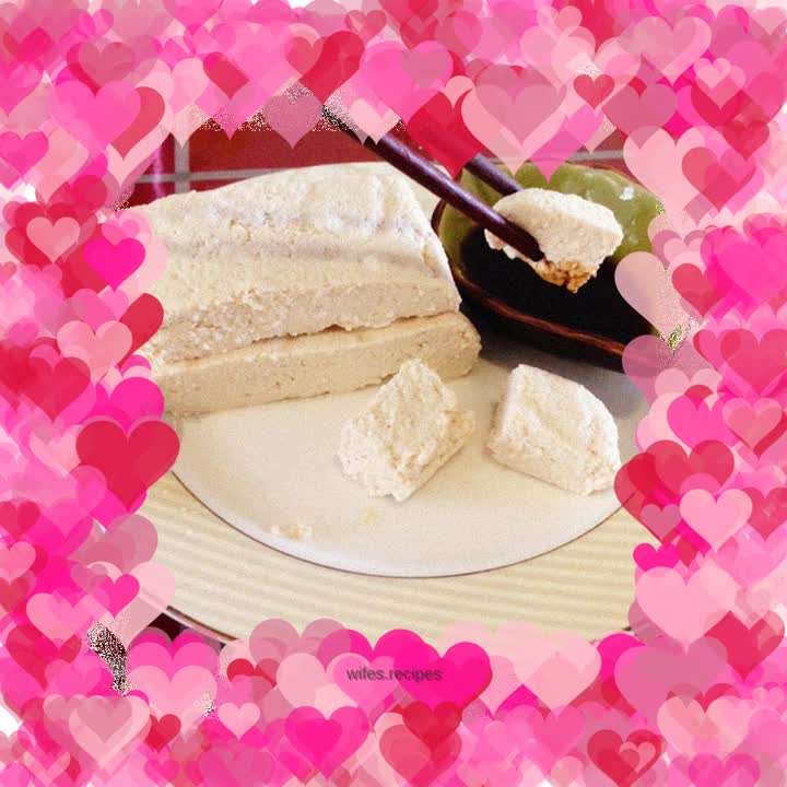 Homemade tofu