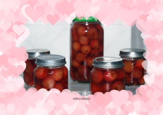 canned cherries