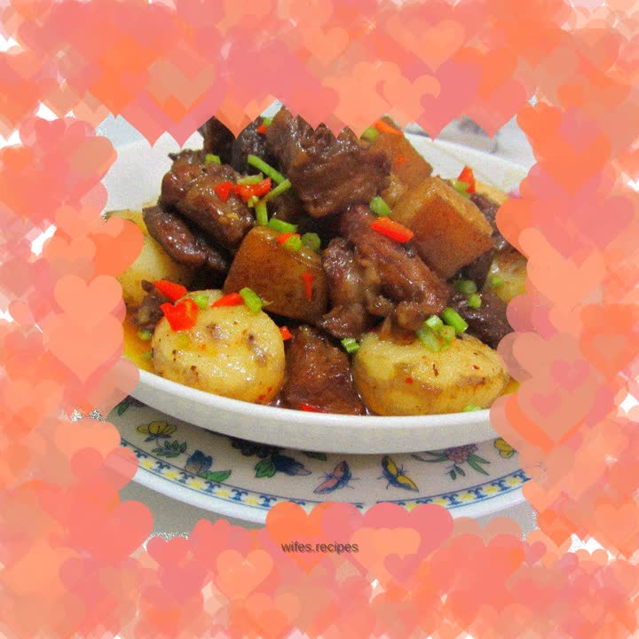 Steamed Pork with Water Chestnuts