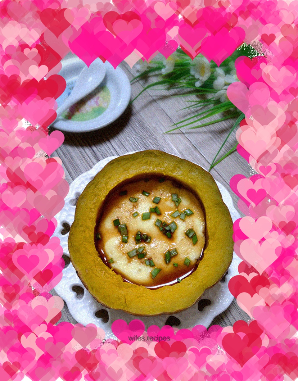 Pumpkin Steamed Egg