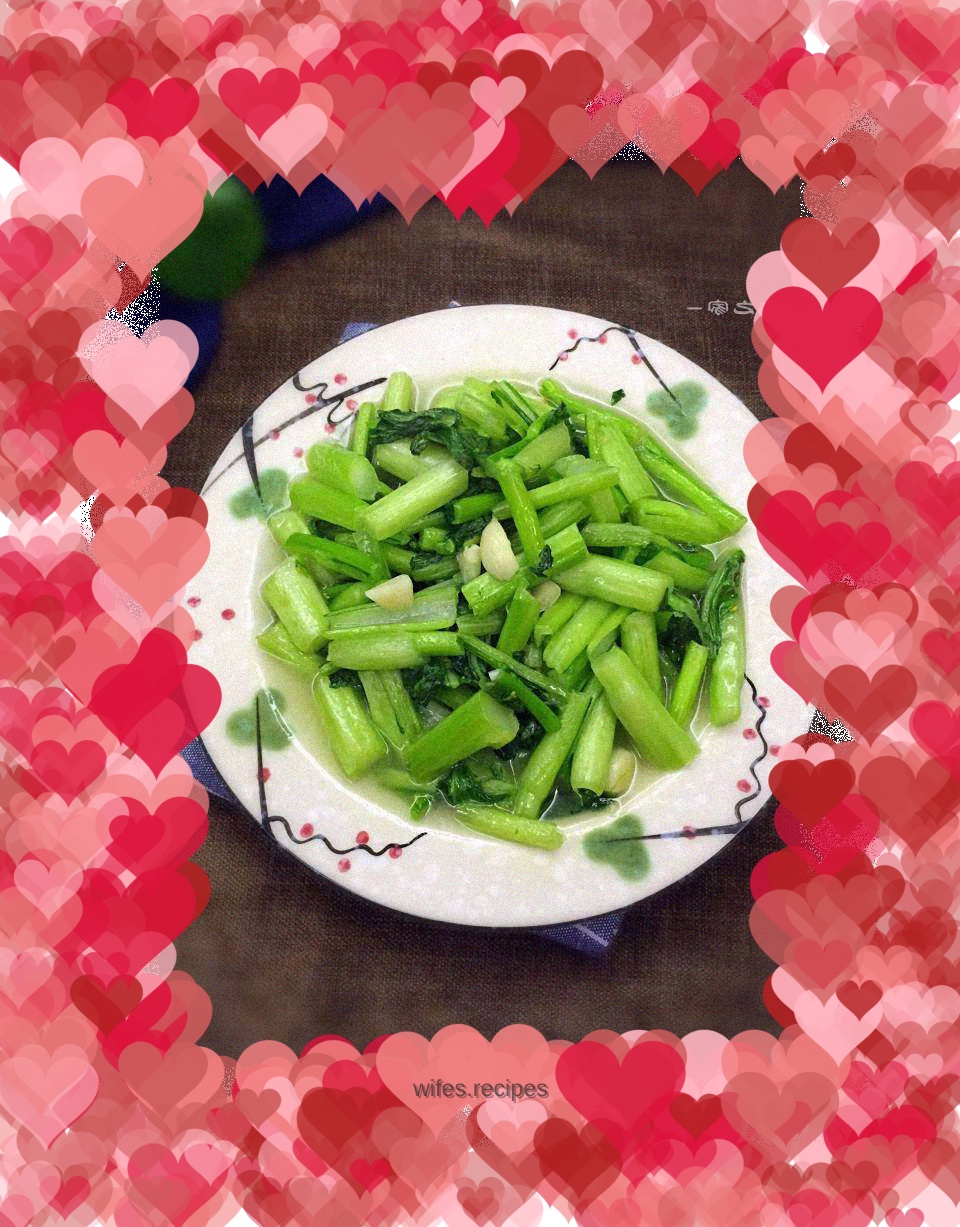 【Guangdong】Stir-fried cabbage core with garlic