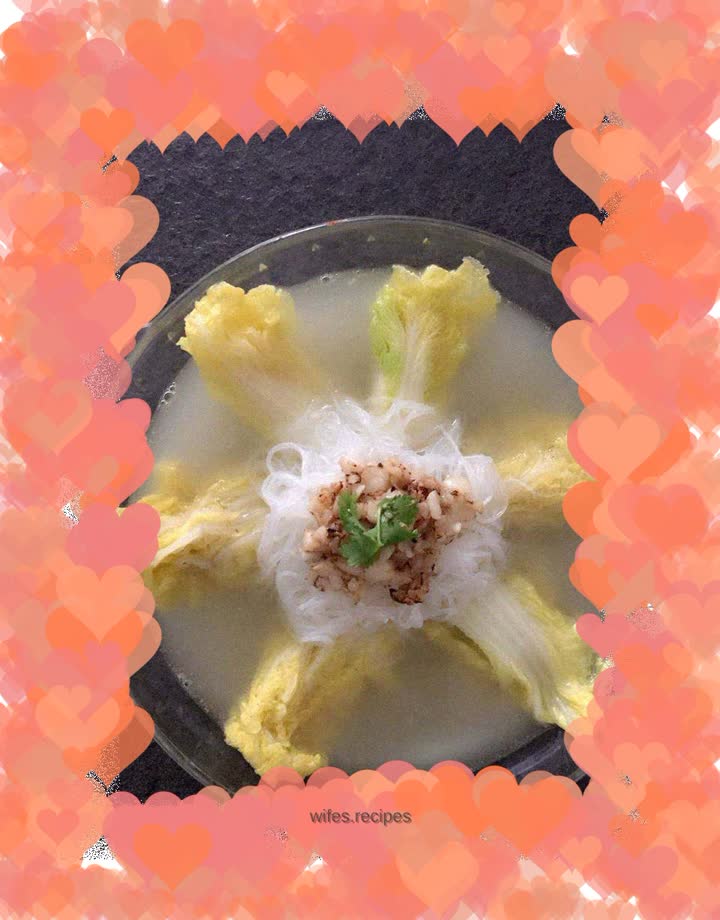 Fresh and tender baby cabbage for soup